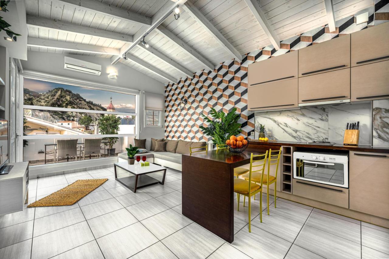 Marayas Modern Loft! Lägenhet Zakynthos stad Exteriör bild